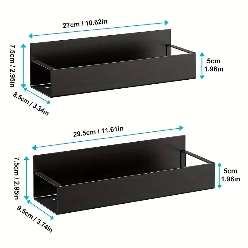 Magnetic Mount | Side Shelf No Drilling Needed | Compact Space Storage | MagniShelf - Image 7