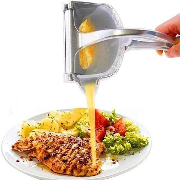 Manual Fruit Juicer | Stainless Steel Citrus Press | Non-Slip Lever Grip | PureSqueeze - Image 3