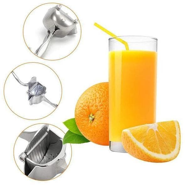 Manual Fruit Juicer | Stainless Steel Citrus Press | Non-Slip Lever Grip | PureSqueeze - Image 6