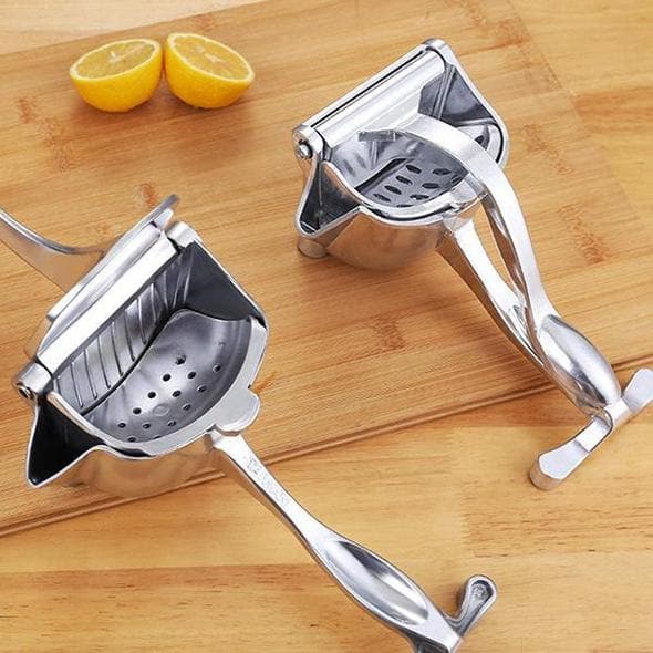 Manual Fruit Juicer | Stainless Steel Citrus Press | Non-Slip Lever Grip | PureSqueeze - Image 7