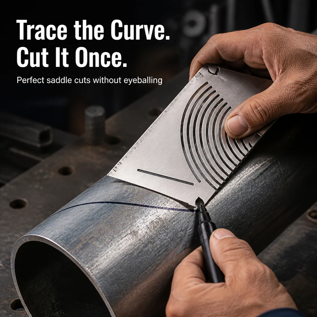MetalMorph™ — Scribe Perfect Saddle Cuts and Angles in One Steady Pass
