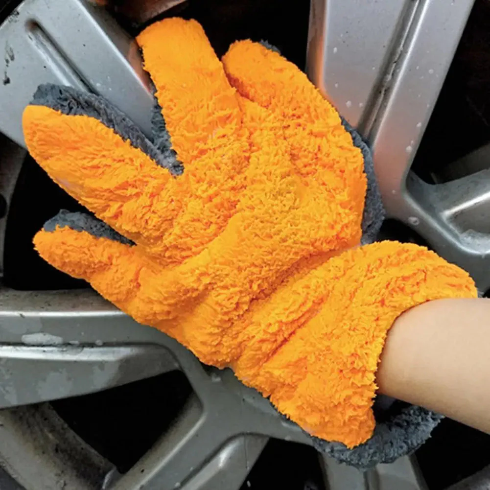 Microfiber Wash Glove - Scratch-Free Cleaning Mitt - Image 3