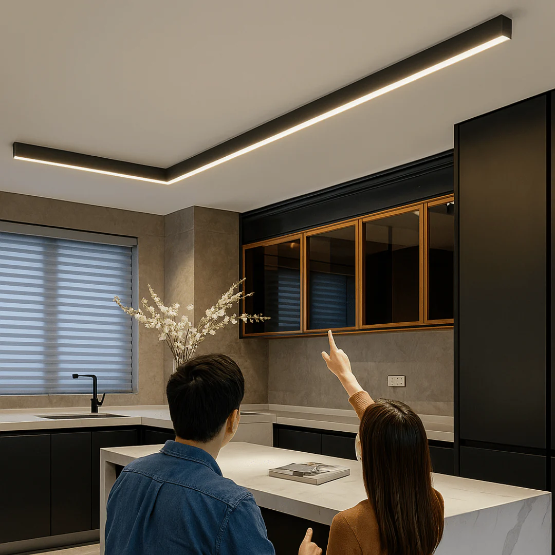 Minimalist LED Ceiling Lamp – Nordic Style, Flicker-Free Illumination - Image 4