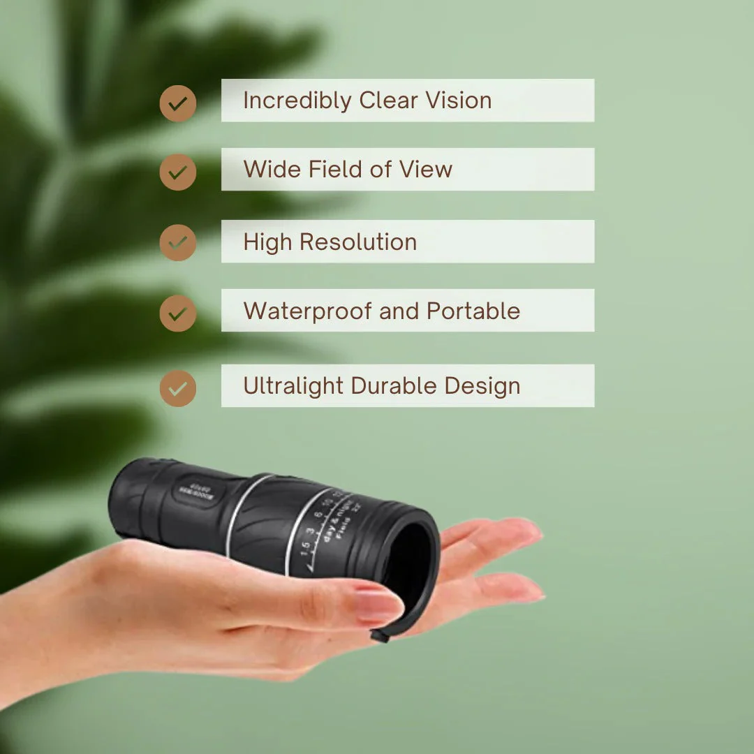 Monocular | Zoom Scope | Weather Resistant | Pocket Telescope - Image 2