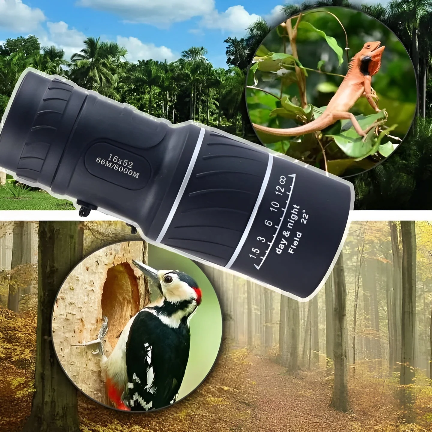 Monocular | Zoom Scope | Weather Resistant | Pocket Telescope - Image 9