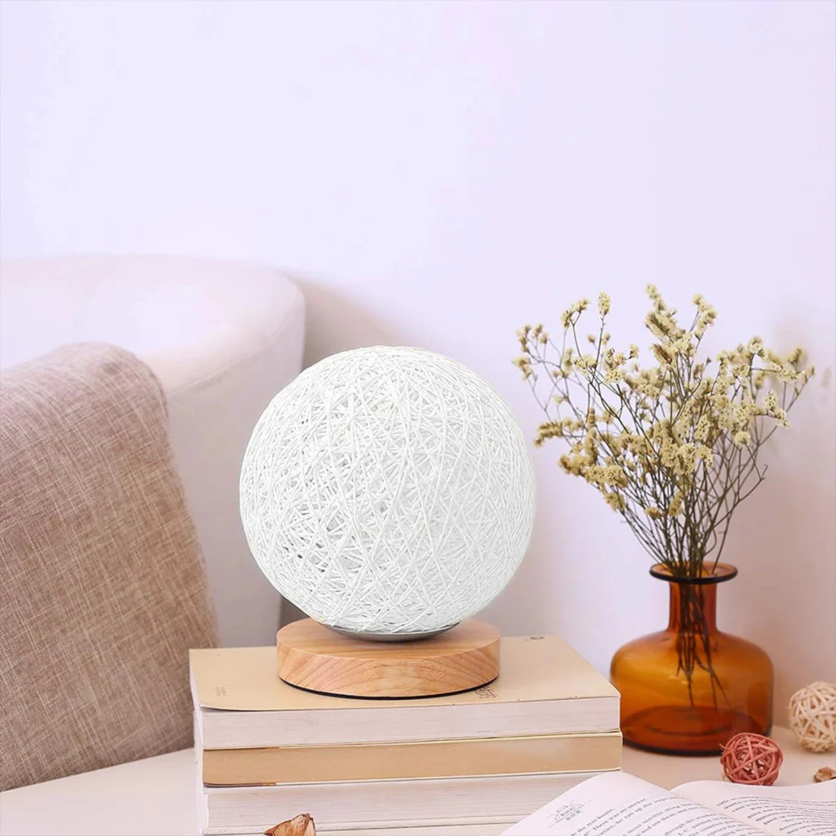 MoonLuxe | Handcrafted Dimmable Rattan Table Lamp - Image 7