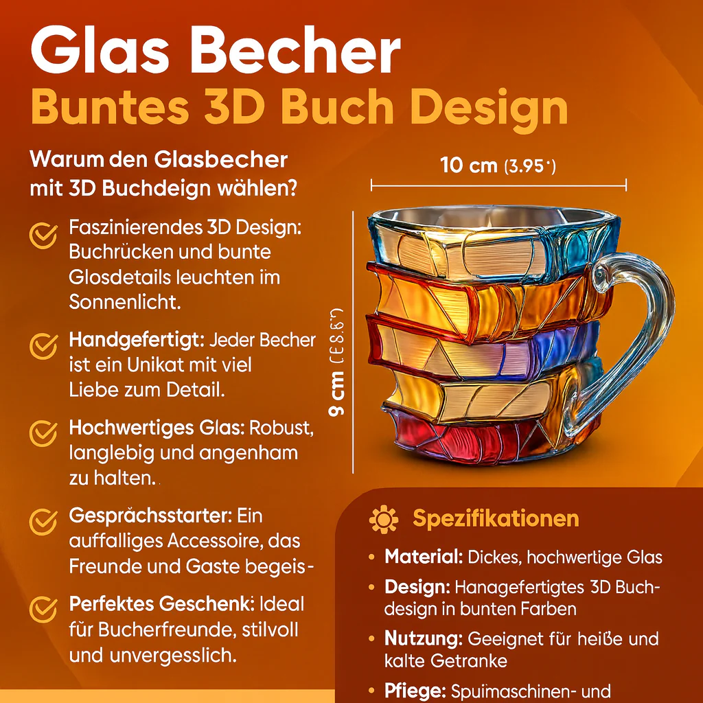 Mug | 3D Novel Design Cup | Handmade & Vibrant | For Coffee & Tea | BookLume - Image 2