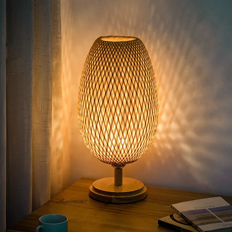 Naturlamp | Vintage Bamboo Table Lamp - Image 6