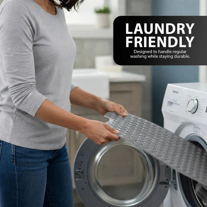 Non-skid Bath Mat | Raised Texture | Quick Water Flow | SafeStep - Image 10