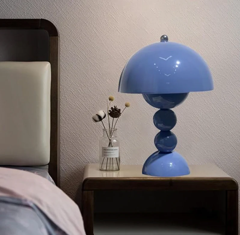 Nordic Mushroom Dimmable LED Table Lamp | USB Rechargeable - Image 10