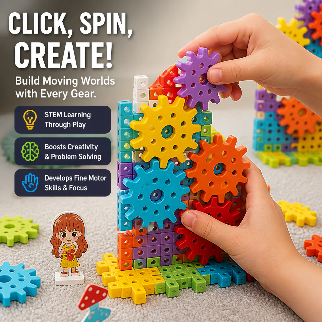 NovaCogs™ 3D Building Set — Ignite Creativity and Build Confidence with Every Click - Image 4