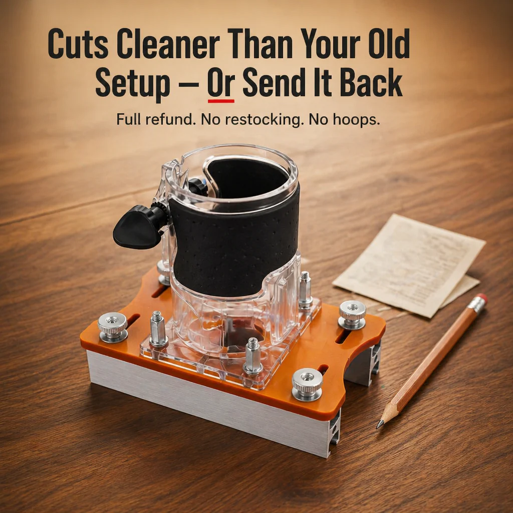 NovaCraft™ — Cut Dead-Straight Mortises & Slots Without a Wandering Router - Image 9