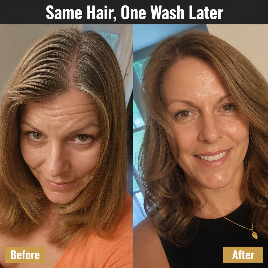 NovaHair™ — Cover Every Gray In One 10-Minute Shower, No Box Dye - Image 3