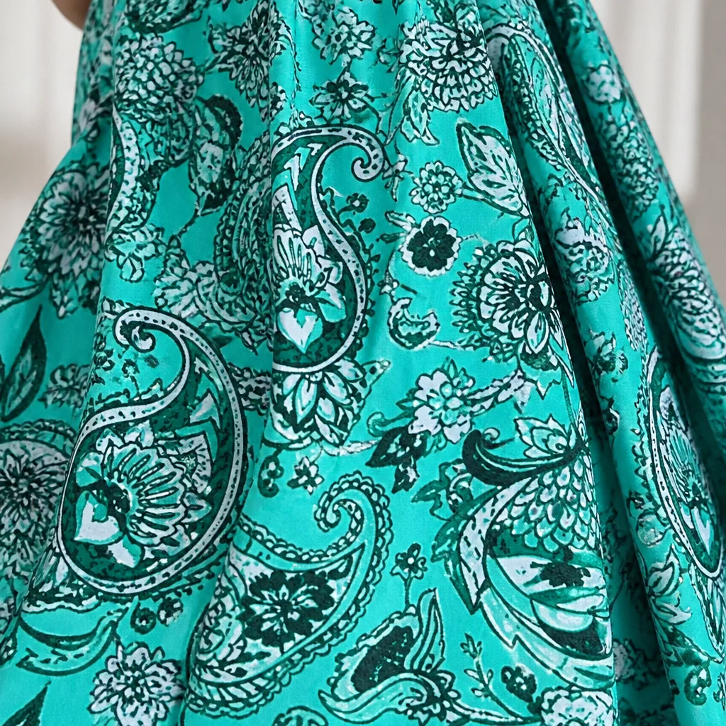 OceaniAura™ – Flowy Paisley Tankini Swim Dress with Boxer Shorts - Image 6