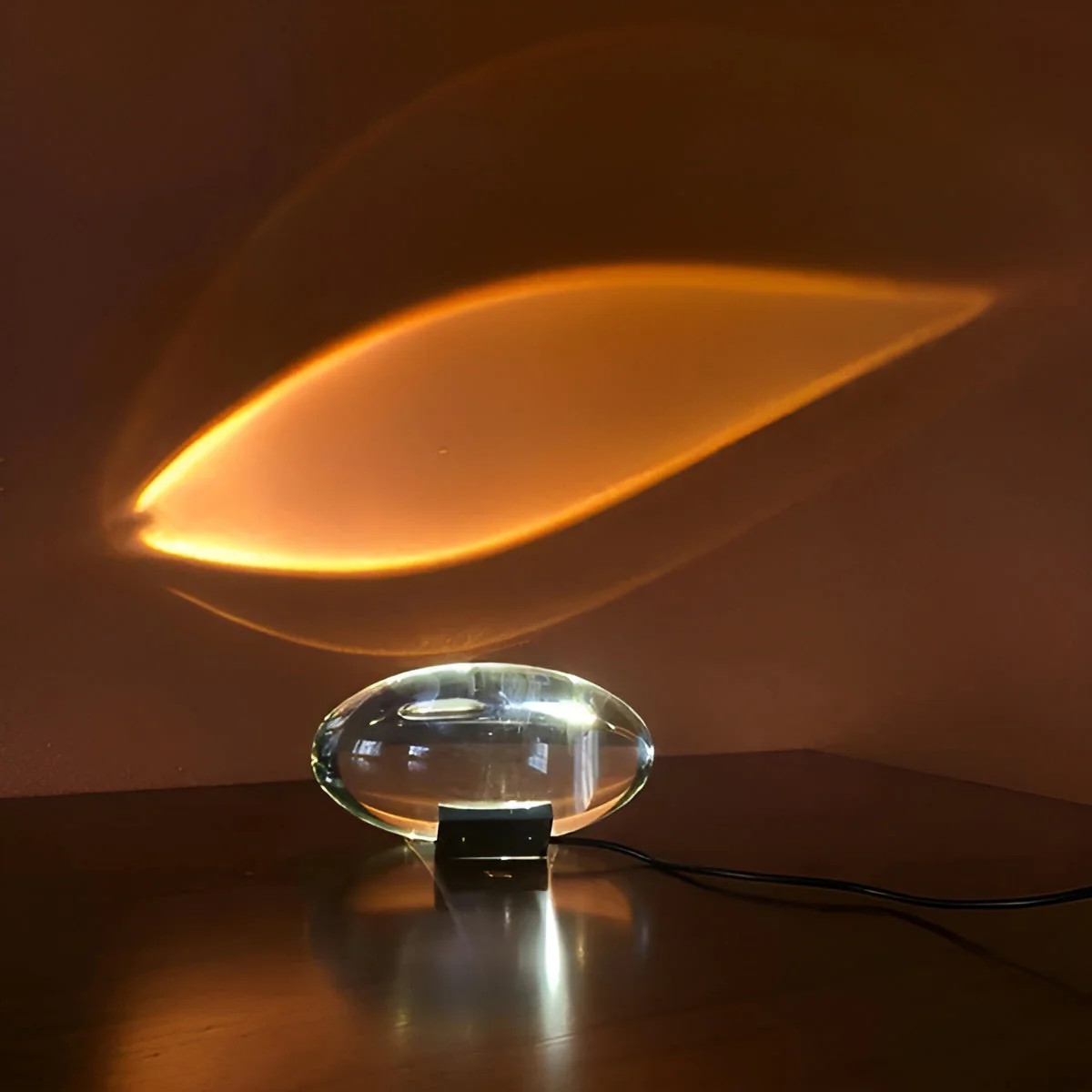 Oval Shaped Table Lamp with Cozy Ambient Lighting - Image 25