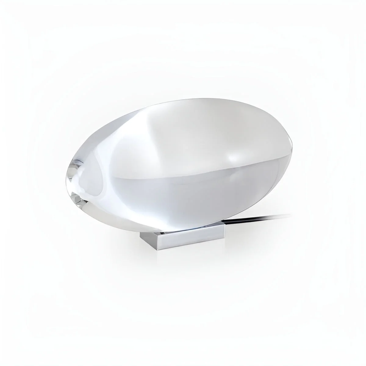 Oval Shaped Table Lamp with Cozy Ambient Lighting - Image 3