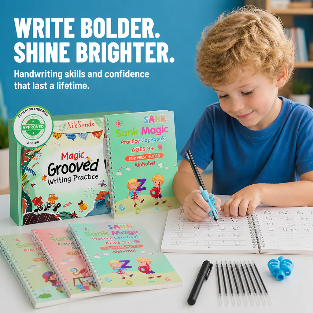 PenCraft Magic™ — Guide Messy Letters Into Neat, Confident Handwriting Kids Practice on Their Own - Image 3