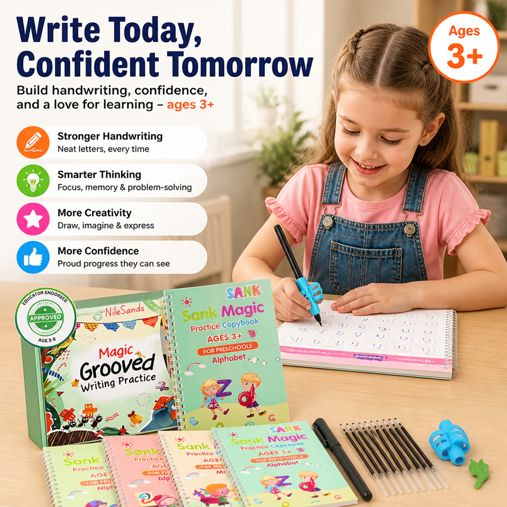 PenCraft Magic™ — Guide Messy Letters Into Neat, Confident Handwriting Kids Practice on Their Own - Image 6