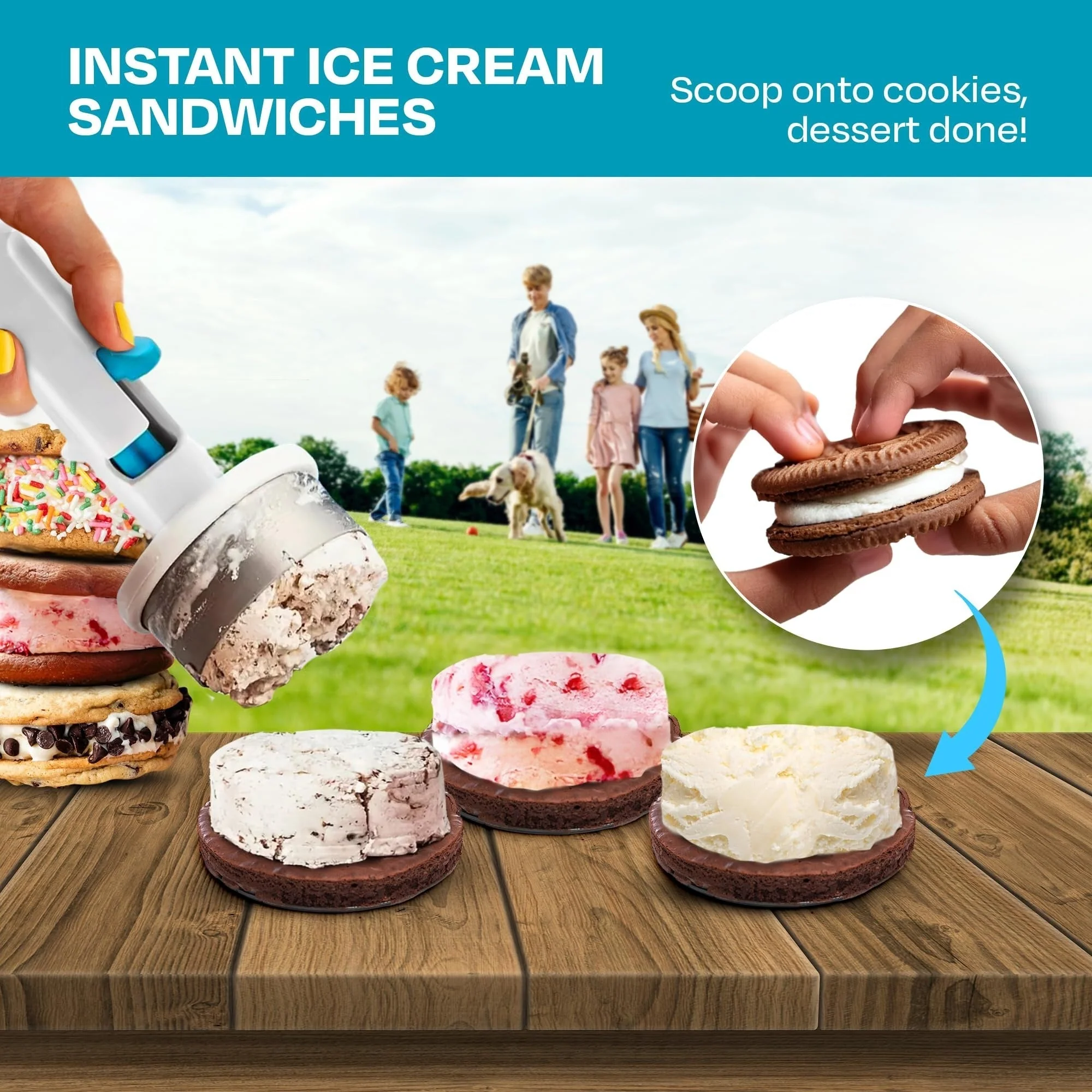 Perfectly Portion Ice Cream Sandwiches for Mess-Free Enjoyment - Image 3