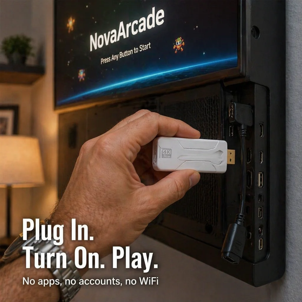 NovaArcade™ — Plug In, Pair Up, and Battle Through Thousands of Retro Classics - Image 3