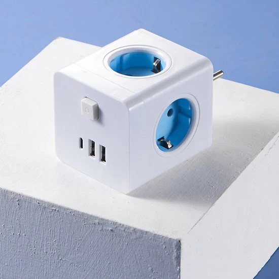 Power Cube Extension with 4 Outlets and USB Charging Ports - Image 2