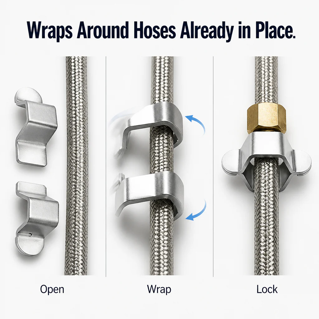 PowerGrip™ — Slide Around Supply Lines, Crank Off Stuck Faucet Nuts Fast - Image 3