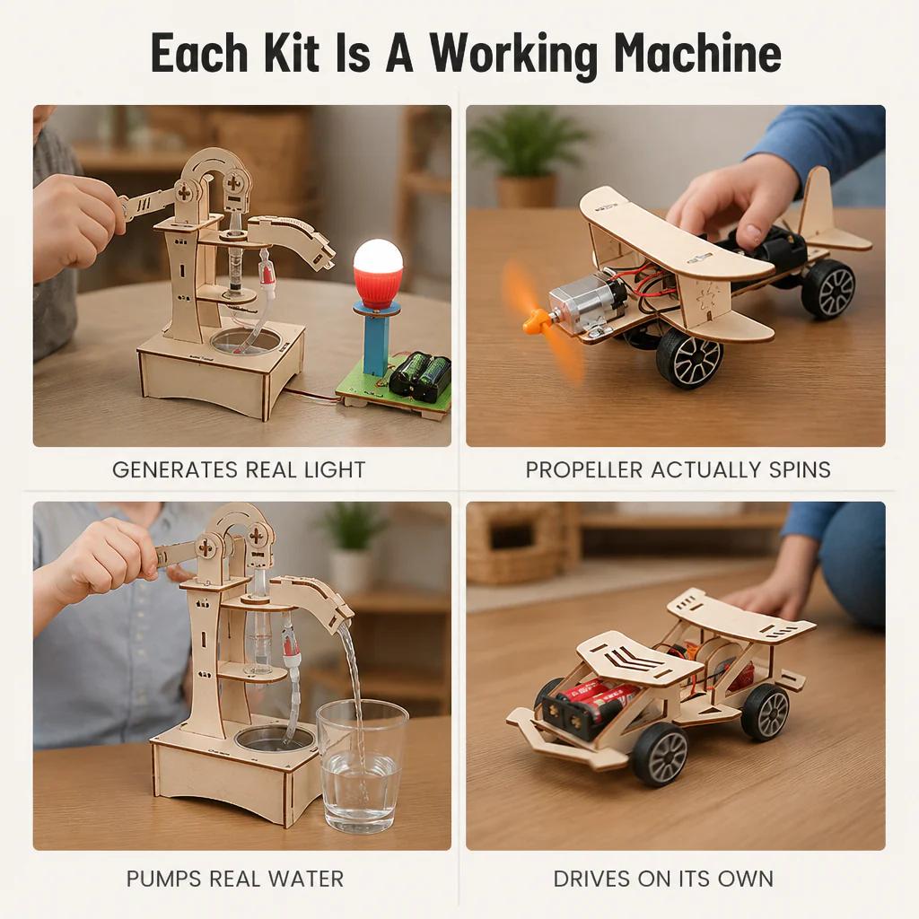 TinkerCraft™ — Build Real Working Wooden Machines That Pull Kids Off Screens - Image 3