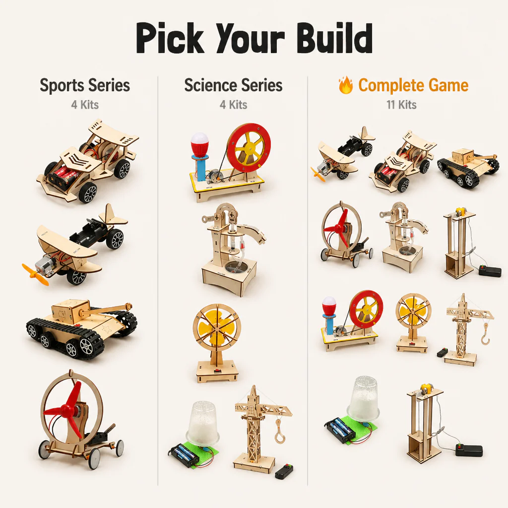 TinkerCraft™ — Build Real Working Wooden Machines That Pull Kids Off Screens - Image 6