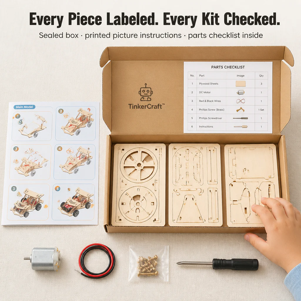 TinkerCraft™ — Build Real Working Wooden Machines That Pull Kids Off Screens - Image 7