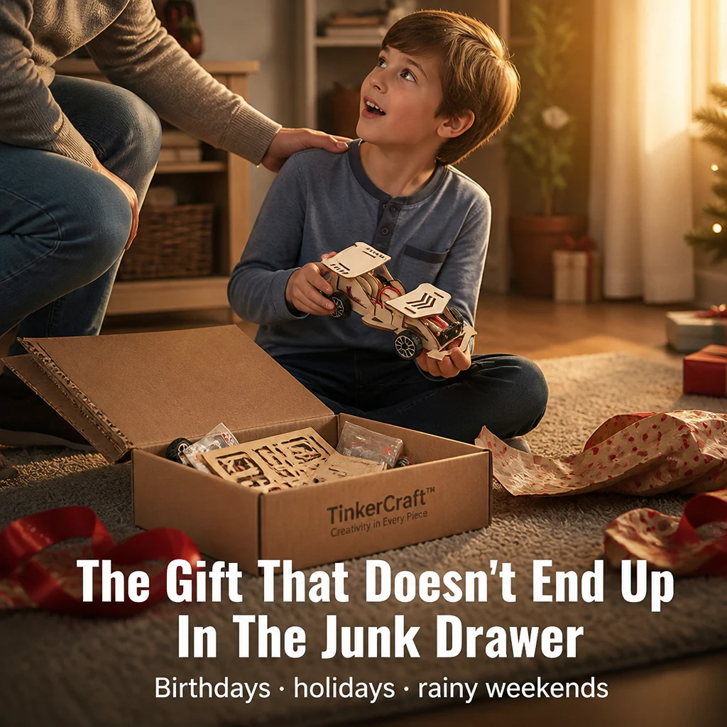 TinkerCraft™ — Build Real Working Wooden Machines That Pull Kids Off Screens - Image 8