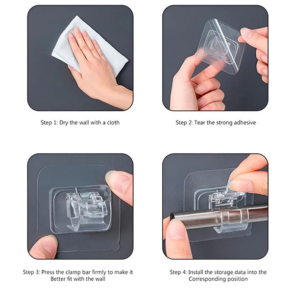 Practical hooks for easy and neat storage (x4) - Image 7