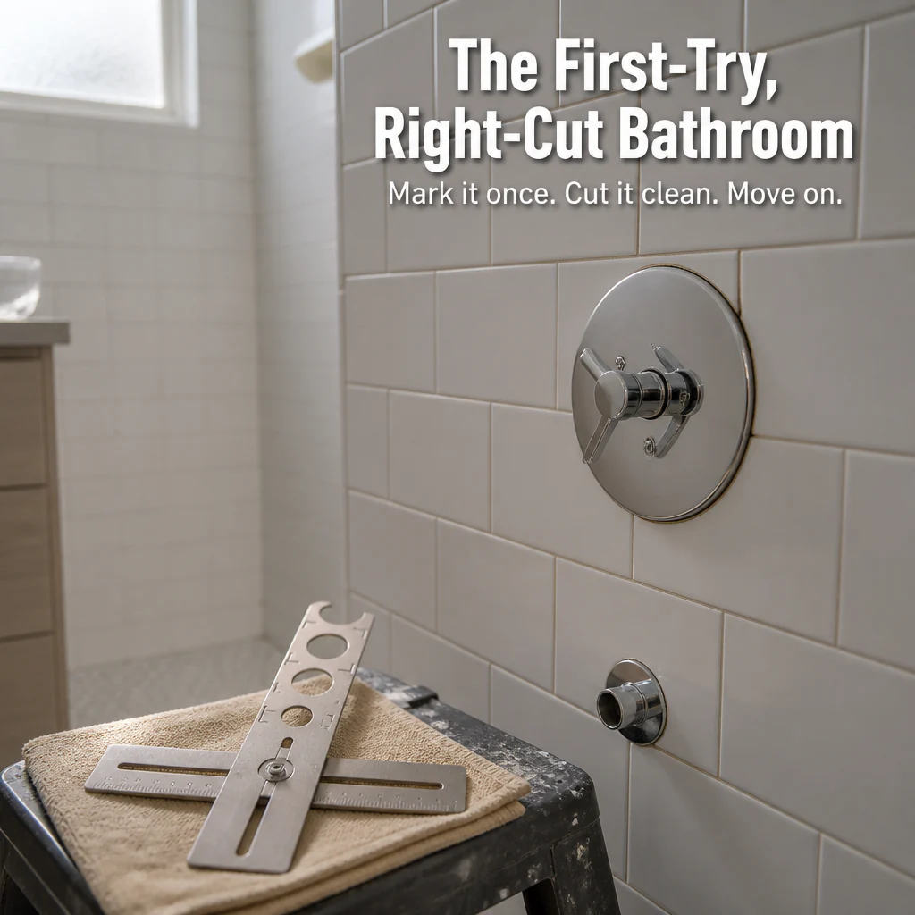 PrecisionPivot™ Tile Hole Locator — Mark Pipe & Outlet Holes Without Cracking a Single Tile - Image 7