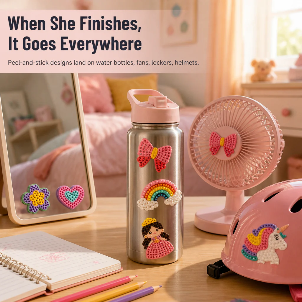 PrismPearl™ — Trade Screen Time For Sparkly Bead Stickers Kids Beg To Make - Image 5