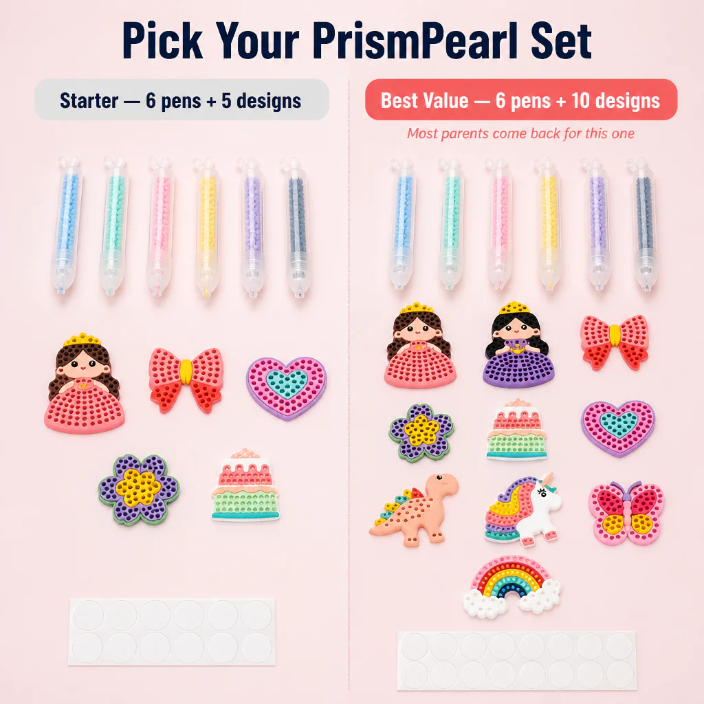 PrismPearl™ — Trade Screen Time For Sparkly Bead Stickers Kids Beg To Make - Image 9