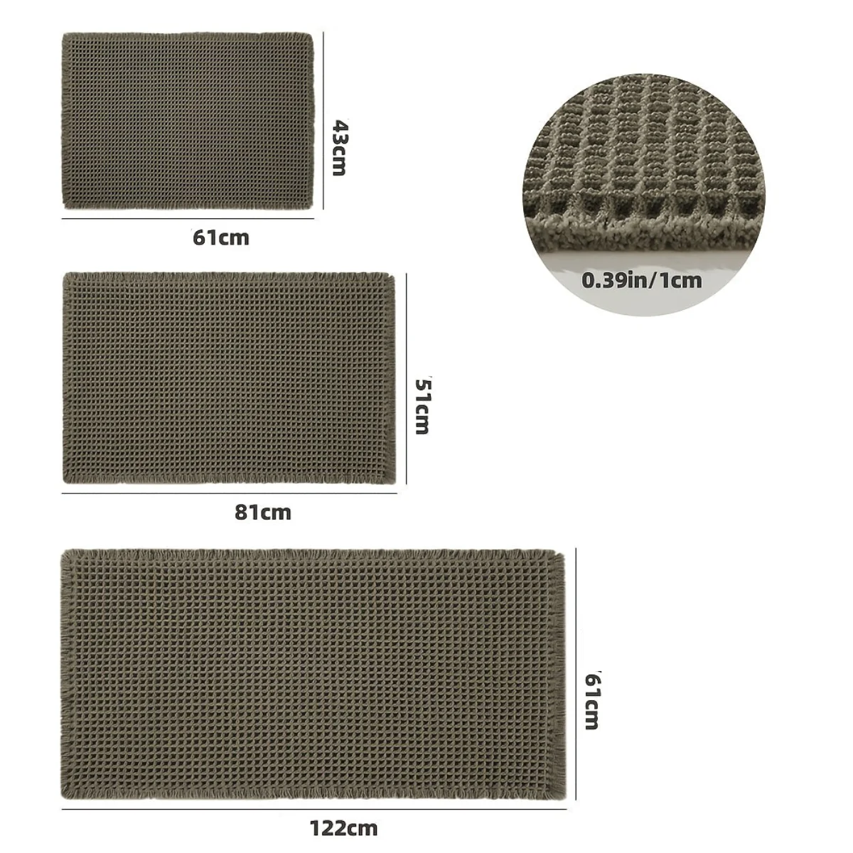 Quick-Absorbent Bath Mat for Instant Water Absorption - Image 4