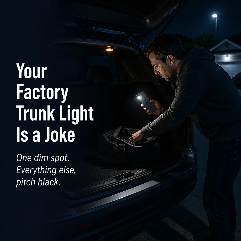 RadianceTrack™ — Floods Your Trunk With Auto-On Light Every Time You Open It - Image 2