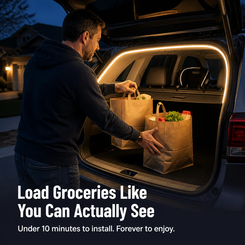 RadianceTrack™ — Floods Your Trunk With Auto-On Light Every Time You Open It - Image 8