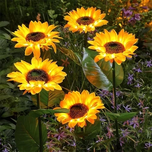 RamaraSun™ Solar Sunflowers — Illuminate Your Nights with Effortless, Enchanting Garden Magic - Image 16