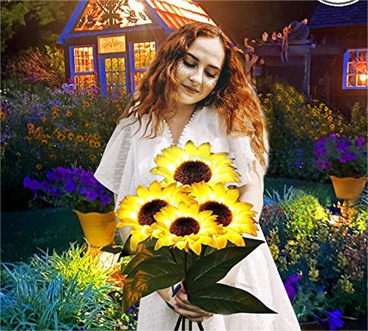 RamaraSun™ Solar Sunflowers — Illuminate Your Nights with Effortless, Enchanting Garden Magic - Image 5
