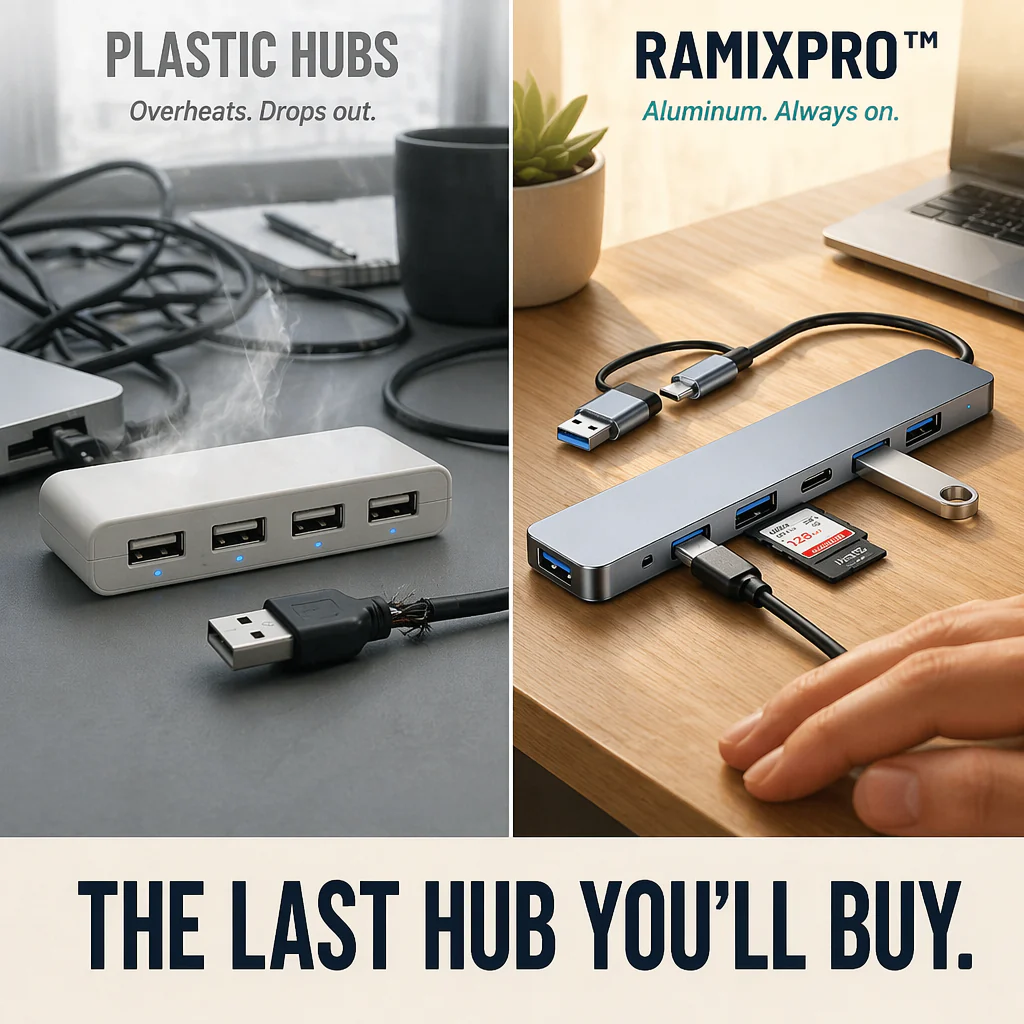 RamixPro™ — Plug In Everything With One Hub and End the Dongle Mess - Image 8
