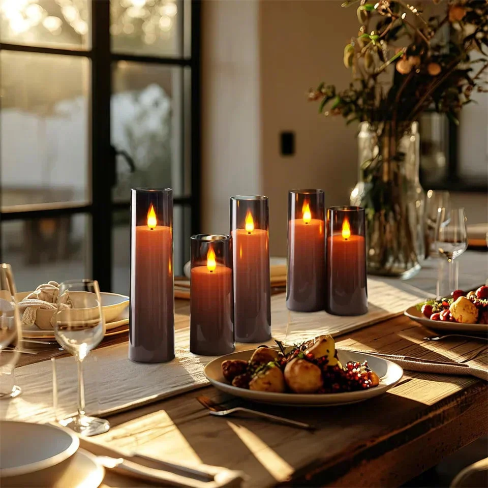 Realistic LED Candle Set - Image 4