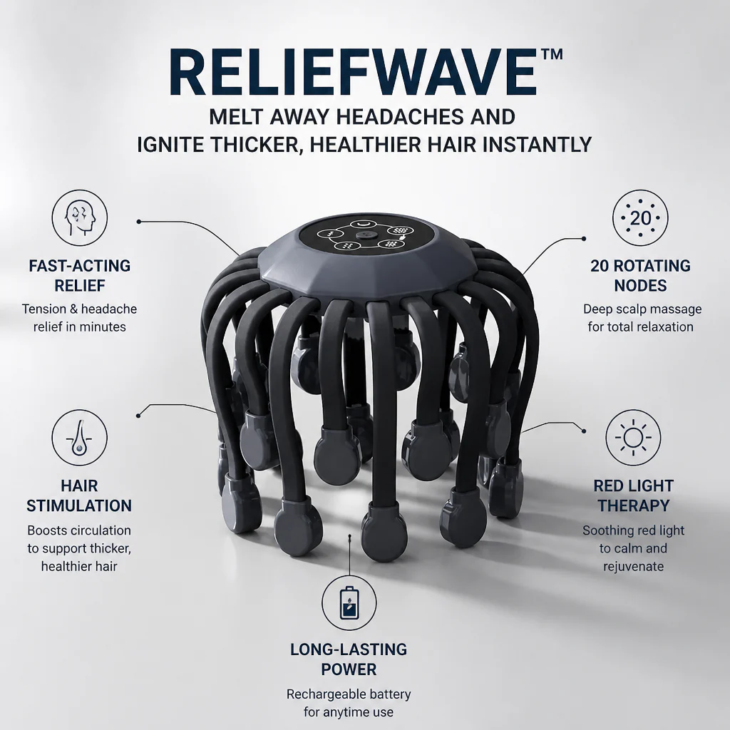ReliefWave™ — Melt Away Headaches and Ignite Thicker, Healthier Hair Instantly - Image 8