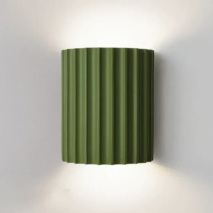 Resin Wall Light with Ribbed Shade – Contemporary Interior Design - Image 11