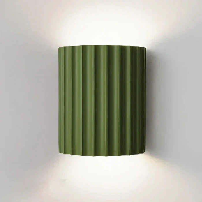 Resin Wall Light with Ribbed Shade – Contemporary Interior Design - Image 6