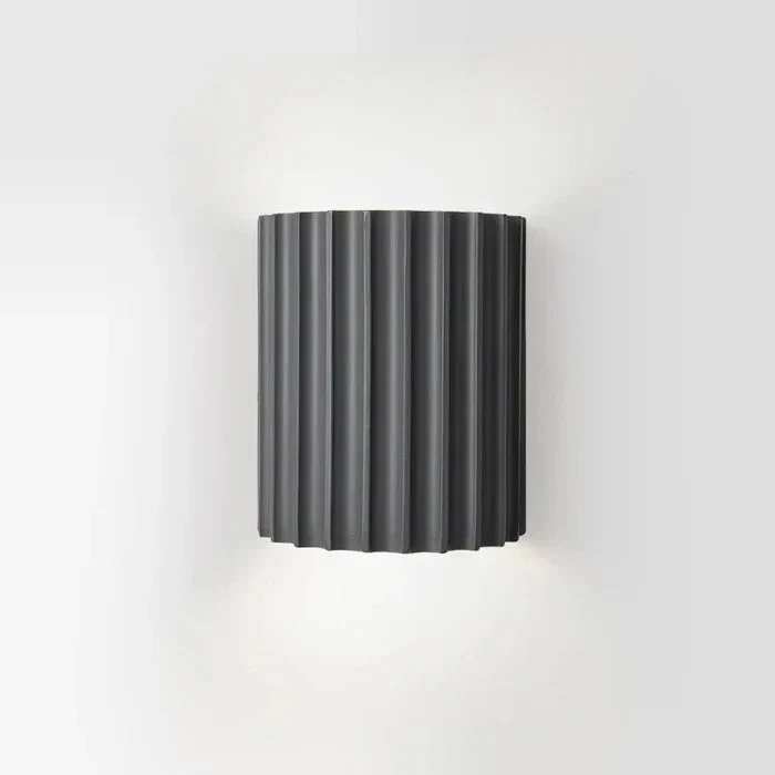 Resin Wall Light with Ribbed Shade – Contemporary Interior Design - Image 8