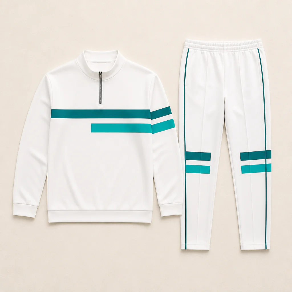 RevitaFit™ – Bold Color-Block Two-Piece Set with Half-Zip Mock Neck - Image 12