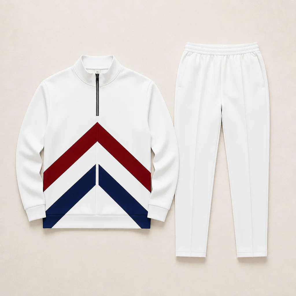 RevitaFit™ – Bold Color-Block Two-Piece Set with Half-Zip Mock Neck - Image 9