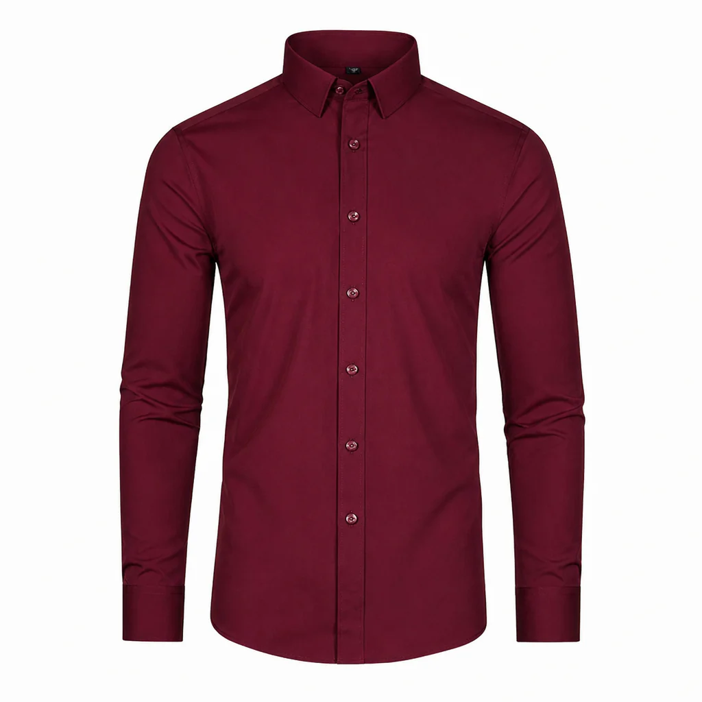 RevoStretch™ – Sleek Stretch Button-Down Shirt with Wrinkle-Free Silky Finish - Image 11