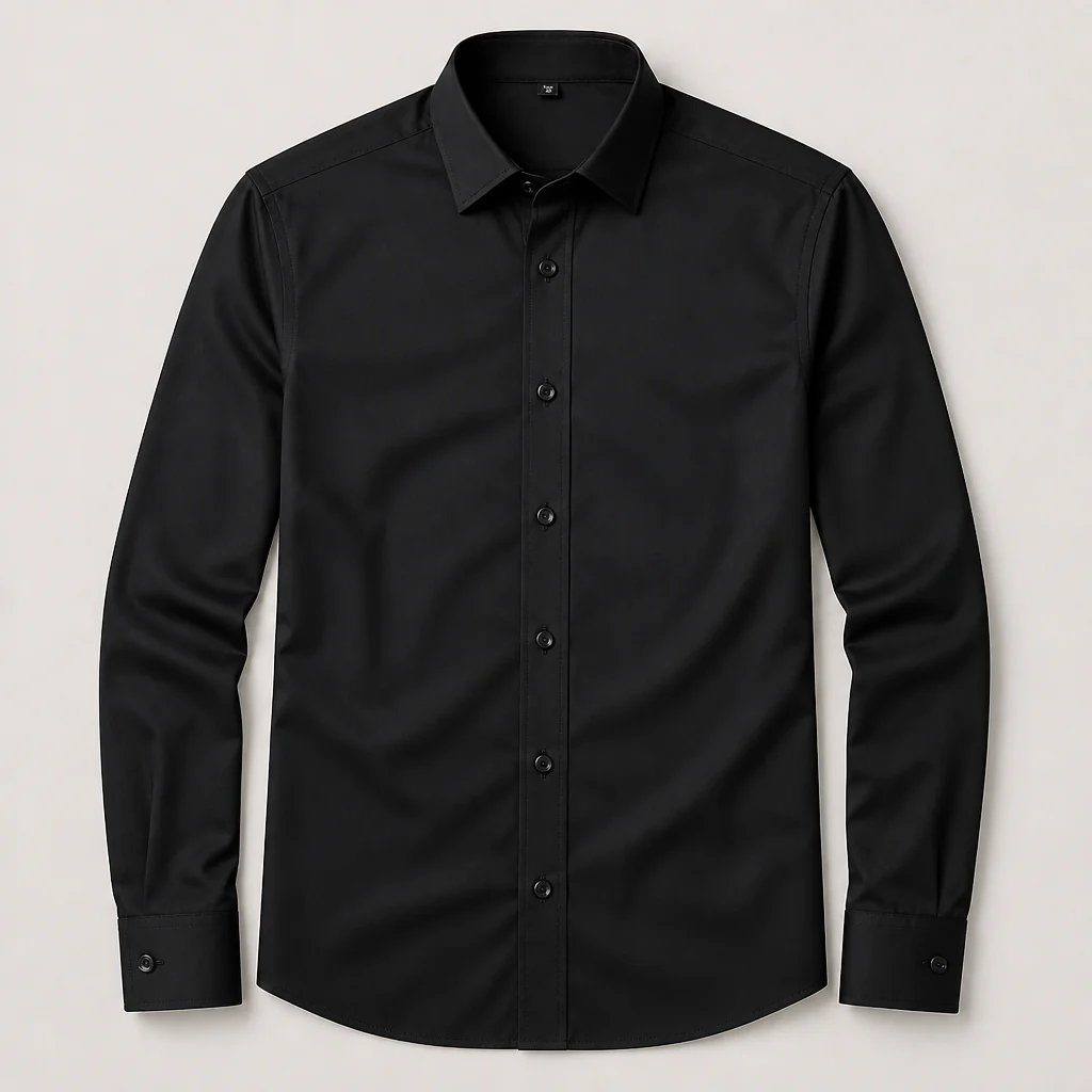 RevoStretch™ – Sleek Stretch Button-Down Shirt with Wrinkle-Free Silky Finish - Image 3