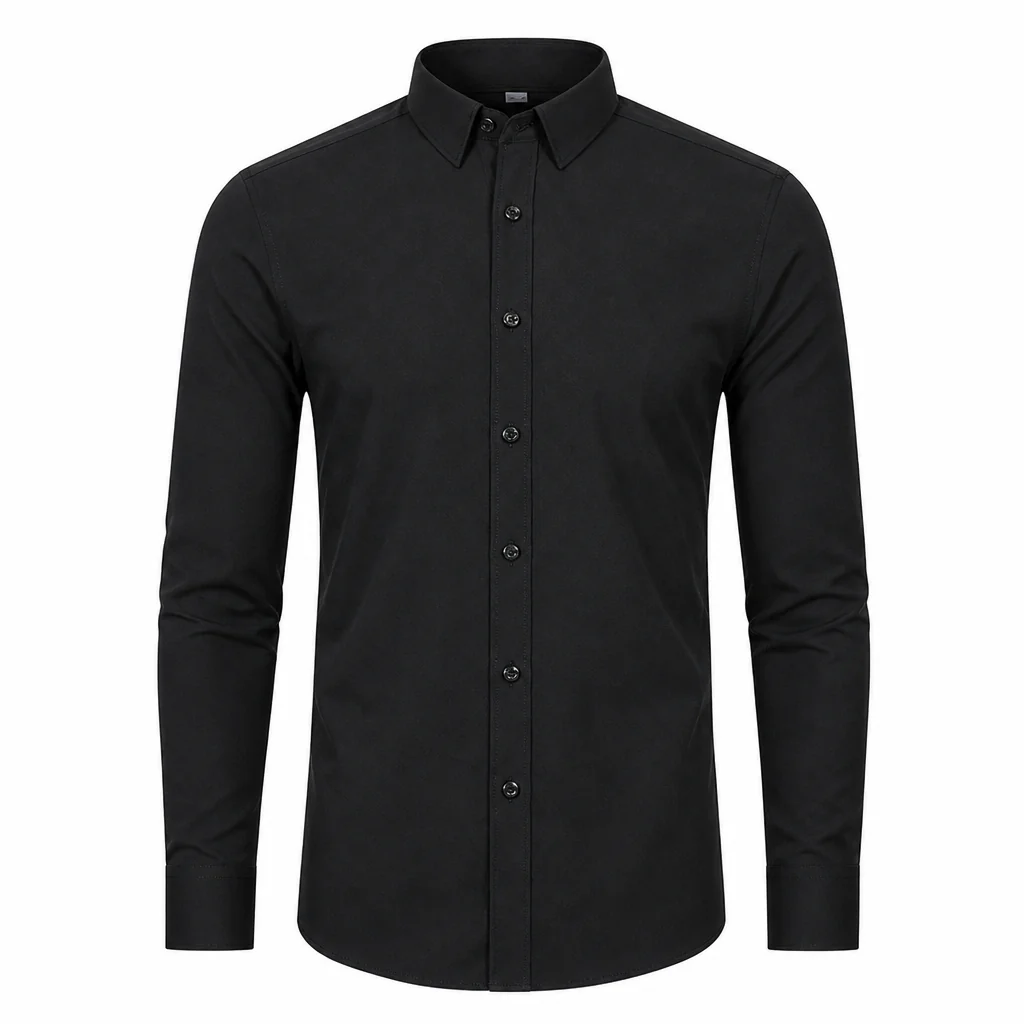 RevoStretch™ – Sleek Stretch Button-Down Shirt with Wrinkle-Free Silky Finish - Image 8